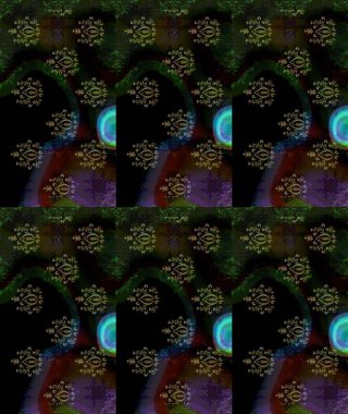 Yeni yıl dekoratif kar taneleri arka plan. Kışın kar karalamalar pul. El Noel Raster çizilen illüstrasyon.