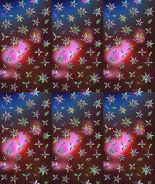 Kahverengi renkte güzel çiçekler, suluboya desenli, duvar kağıdı, kart ya da kumaş için fayanslı eskizler. Raster..