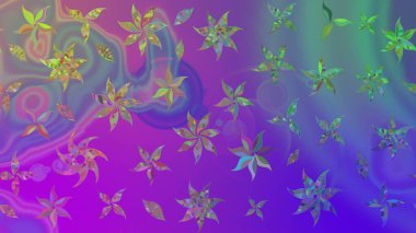 Çiçekli eskiz arkaplanı. Düz Çiçek Elementleri Tasarımı. Renkli Bahar Teması eskiz kalıbı. Çocuk stili.