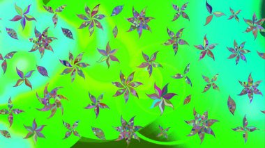 Çocuk stili. Düz Çiçek Elementleri Tasarımı. Çiçekli eskiz arkaplanı. Renkli Bahar Teması çizim şablonu.