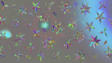 Düz Çiçek Elementleri Tasarımı. Çiçekli eskiz arkaplanı. Renkli Bahar Teması eskiz kalıbı. Çocuk stili.