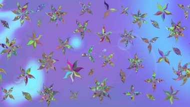 Çocuk stili. Düz Çiçek Elementleri Tasarımı. Renkli Bahar Teması eskiz kalıbı. Çiçekli çizim raster arkaplanı.