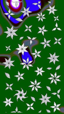 Hint çiçek liyada madalyon deseni. Etnik Mandala süsü. Tekstil, tebrik kartı, boyama kitabı, telefon kılıfı baskı için kullanılabilir. Raster Kına dövme tarzı.