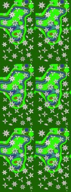 Fantezi çiçekli eskiz deseni, doğal duvar kağıdı, çiçek desenli kıvrım çizimi. Paisley el çizimi elementler. Ev dekoru.