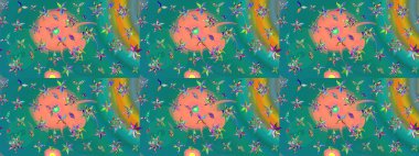 Dekorasyon ve tasarım için güzel bir desen. Çiçeğin suluboya çizimlerinin mükemmel deseni. Suluboya desenli çiçek deseni. Ton halinde. Moda yazdırma.