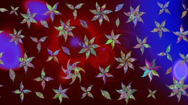 Küçük kahverengi çiçeklerdeki oldukça eski bir besin torbası deseni. Tekstil, kumaş, kapaklar, duvar kağıtları, baskı, paket, koleksiyon defteri, örgü, dekupaj için çiçek arkaplanı..