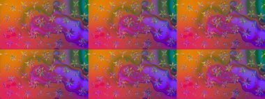 Mor üzerine çiçekler. Eskiz arkaplan modeli. Raster hisseleri. Suluboya, elle çizilmiş.