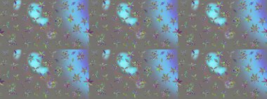 Çiçek kompozisyonu, el boyası, hassas şablon. Sevgililer günü ve tebrik kartı konsepti için şık bir davetiye. Üst manzara, yumuşak gri renk tarzı. Manzaralı çiçek deseni.