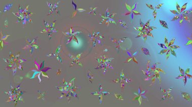 Sanat, çiçek tarzına ilham verir ve arka plan bırakır. Karalama çiçekleri çizim kalıbı. Raster deseni. Gri el çizimi desen.