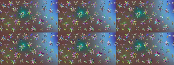 Modaya uygun kumaş deseni. Raster illüstrasyonu. Tony 'nin kumaş kalıbını çiz. Küçük çiçekte sevimli çiçek deseni var..