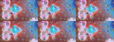 Sketch Colour Spring Theme eskiz kalıbı. Tarafsız renklerde çiçekler. Düz Çiçek Elementleri Tasarımı. Sevimli çiçek raster deseni.