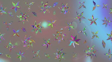 Çiçek arkaplan. Çizim raster deseni. Güzel kumaş deseni.