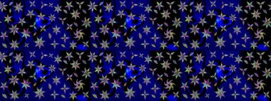 Sevgililer günü ve tebrik kartı konsepti için şık bir davetiye. Çiçek kompozisyonu, el boyası, hassas şablon. Manzaralı çiçek deseni. Üst görünüm, yumuşak mavi renk biçimi.