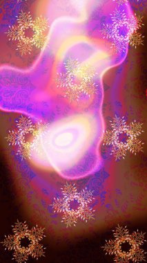 Kar taneleri deseni. Kar tanesi süsleme deseni. Raster illüstrasyonu. Renkli arka planda izole edilmiş kar tanelerinin düz tasarımı. Kar taneleri arkaplanı.