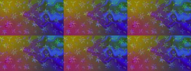 Raster. Kahverengi renkte güzel çiçekler, suluboya desenli eskiz deseni, duvar kağıdı, kart veya kumaş için fayanslı..