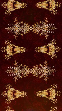 Düz kar karalama ikonları, kar taneleri silueti kahverengi, siyah ve kırmızı renkler noel afişi, kartlar. Yeni yıl kar tanesi. Güzel soyut kar tanesi raster tasarımı..