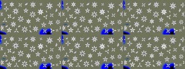 Düz Çiçek Elementleri Tasarımı. Renkli Bahar Teması eskiz kalıbı. Raster..