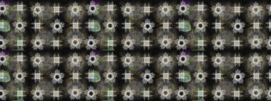 Kumaş veya Duvar Kağıdı Tasarımı. Folk Style. Tekstil için Lacy Fashion Print. Lace Snowflakes 'in etnik kökü. Raster illüstrasyonu. Mandalas 'ın dekoratif dokusu. Şekillendirilmiş Çiçekler.