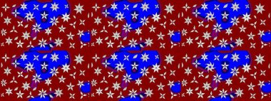 Raster suluboya çiçek deseni, narin çiçekler, kırmızı çiçekler, tebrik kartı şablonu. Güzel kumaş deseni.