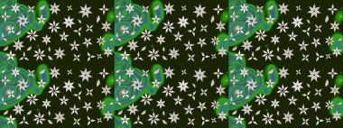 Kumaş, tekstil, duvar kağıdı baskısı için. Tomurcukları çiçek olan sevimli bir çiçek deseni. Eski usul. Raster. Eskiz geçmişi. Raster illüstrasyonu.