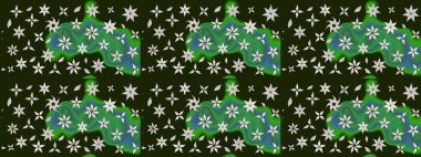 Eskiz Vintage Çiçek Deseni. Raster Kalça dokusu deseni.