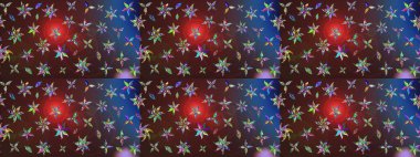 Sabıka fotoğraflarında, bebek kıyafetlerinde, duvar kâğıtlarında, paket kutularında falan kullanılabilir. Zarif, parlak ve eskiz kahverengi çiçek deseni tasarımı.