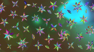 El çizimi Raster çizimi. Karalama elementleri. Çizim çiçek deseni duvar kağıdı, web sitesi arkaplanı, paket kağıdı, davetiye, broşür, pankart veya web sitesi için kullanılabilir.