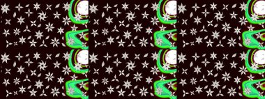 Çiçekli karalama şeklinde Raster çiçek deseni. Nazik, narin çiçek arkaplanı. Siyah renkte çiçekler.