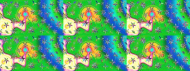 Raster illüstrasyonu. Küçük çiçekteki sevimli çiçek deseni. Modaya uygun kumaş deseni. Tony 'nin kumaş desenini çiz.