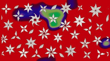 Raster Moda kumaş deseni. Çizgi çizimi kalıbı. Şirin çiçekler..