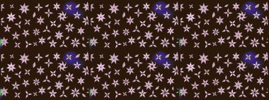 Raster - stok. Eskiz arkaplan modeli. Suluboya, elle çizilmiş. Vadinin çiçekleri kahverengi renklerde.