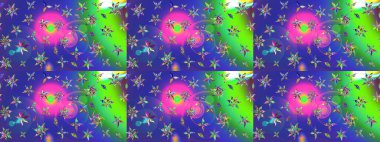 Tekstil veya kitap kapakları, imalat, duvar kağıtları, baskı, hediye paketi ve yapıştırma kitabı için çiçek eskizi geçmişi. Küçük çaplı çiçeklerdeki basit şirin desenler. Raster illüstrasyonu.