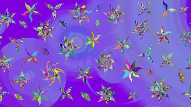 Eski moda arka plan. Raster illüstrasyonu. Çiçek çelengi. Desen, çizim, çiçek sınırı. Güzel, parlak, pürüzsüz kumaş, tuval. Kıvırcık, parlak örgü.