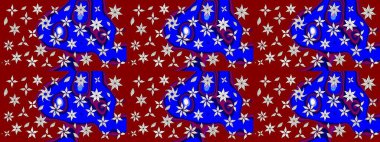 Anti-stres için soyut örnek sayfası. Kırmızı renklerde. Raster illüstrasyonu.