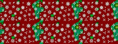 Raster illüstrasyonundaki çiçek desenli çizim. Düz Çiçek Elementleri Tasarımı. Süslü kumaş deseni. Renkli Bahar Teması çizim şablonu.