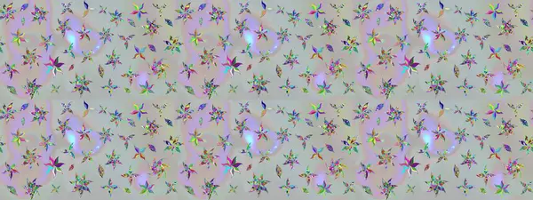 Klasik çiçek tasarımı elementleri. Raster illüstrasyonu. Gri kıvırcık çiçekler gri renkte şekillenir.