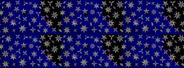 Taslak dekoratif arka plan, çiçek mandala. Raster illüstrasyonu. Çiçek. Mavi renklerde.