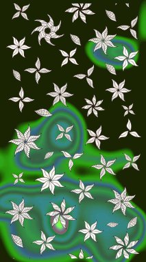 Zarif, parlak ve gri çiçek desenli tasarım. Sabıka baskıları, bebek kıyafetleri, duvar kâğıtları, paket kutuları vb..