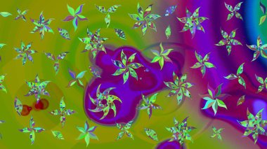 Paketleme, tekstil, duvar kâğıdı için çiçek eskizi. Yumuşak fayans. Klasik çiçek desenli. Yumuşak pamuk tasarımı. Raster taze dokusu.