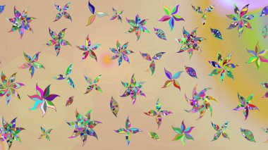 Yazdır. Raster çiçekli arka plan. Renkli Yaz Temalı eskiz kalıbı. Düz Çiçek Elementleri Tasarımı. Güzel kumaş deseni. Güzel çizim şekli..