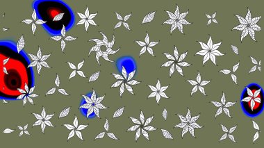 Raster 'ın taze dokusu. Klasik çiçek desenli. Paketleme, tekstil, duvar kâğıdı için çiçek eskizi. Yumuşak fayans. Yumuşak pamuk tasarımı.