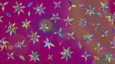 Raster güzel kumaş deseni çiziyor. Renkli Bahar Teması eskiz kalıbı. Düz Çiçek Elementleri Tasarımı. Çiçek deseni.