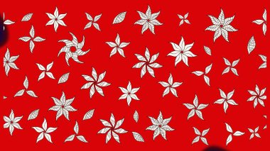 Raster illüstrasyonu. Küçük çiçekteki sevimli çiçek deseni. Kibarca, kırmızı renkte yaz çiçekleri. Raster deseni.