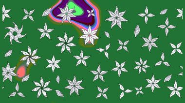 Moda baskısı. Suluboya çizim kalıbı. Raster illüstrasyonu. Çiçeğin suluboya çizimlerinin mükemmel deseni. Eski model. Dekorasyon ve tasarım için güzel desen.