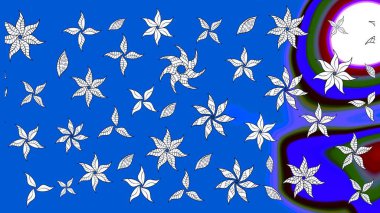 Kartlar, davetiyeler, tarih kartları ve daha fazlası için kullanılabilir. Raster şirin suluboya çiçek desenleri çiziyor. Büyük bir suluboya çiçek seti..