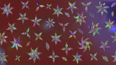 Küçük çaplı çiçeklerdeki basit şirin desenler. Tekstil veya kitap kapakları, imalat, duvar kağıtları, baskı, hediye paketi ve yapıştırma kitabı için çiçek eskizi geçmişi. Raster illüstrasyonu.