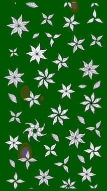 Tekstil, kumaş, kapaklar, duvar kağıtları, baskı, naylon, koleksiyon defteri, örgü, dekupaj için güzel bir eskiz. Küçük yeşil çiçeklerle oldukça kaliteli besin torbası deseni.