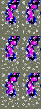 Suluboya desenli çiçek deseni. Dekorasyon ve tasarım için güzel bir desen. Moda baskısı. Çiçeğin suluboya çizimlerinin mükemmel deseni. Ayarlanmış.