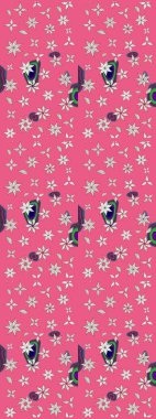 Raster güzel bir çiçek deseni çizmiş. Bahar mevsimi. Tatil havası. Nazik romantik baskı.