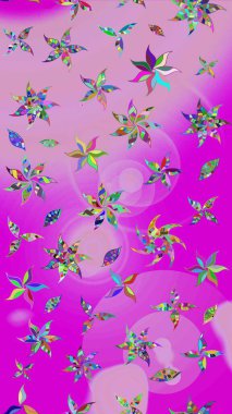 Çiçek arkaplanlı soyut zarafet eskiz deseni. Raster Güzel kumaş deseni.